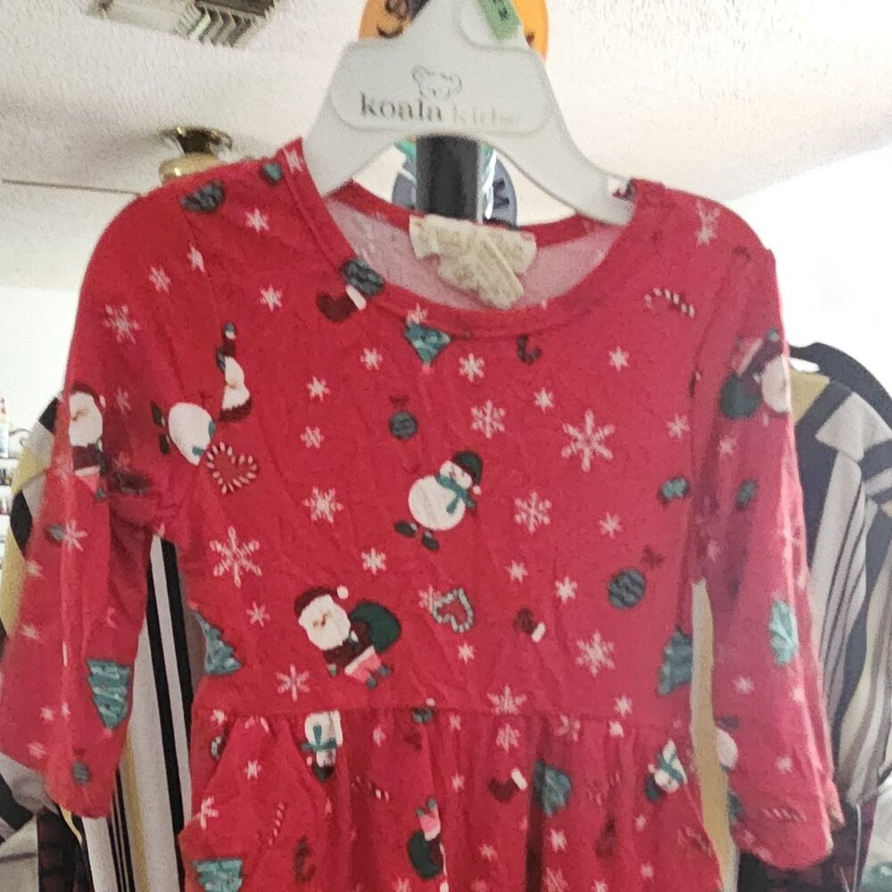 little girl Christmas dress